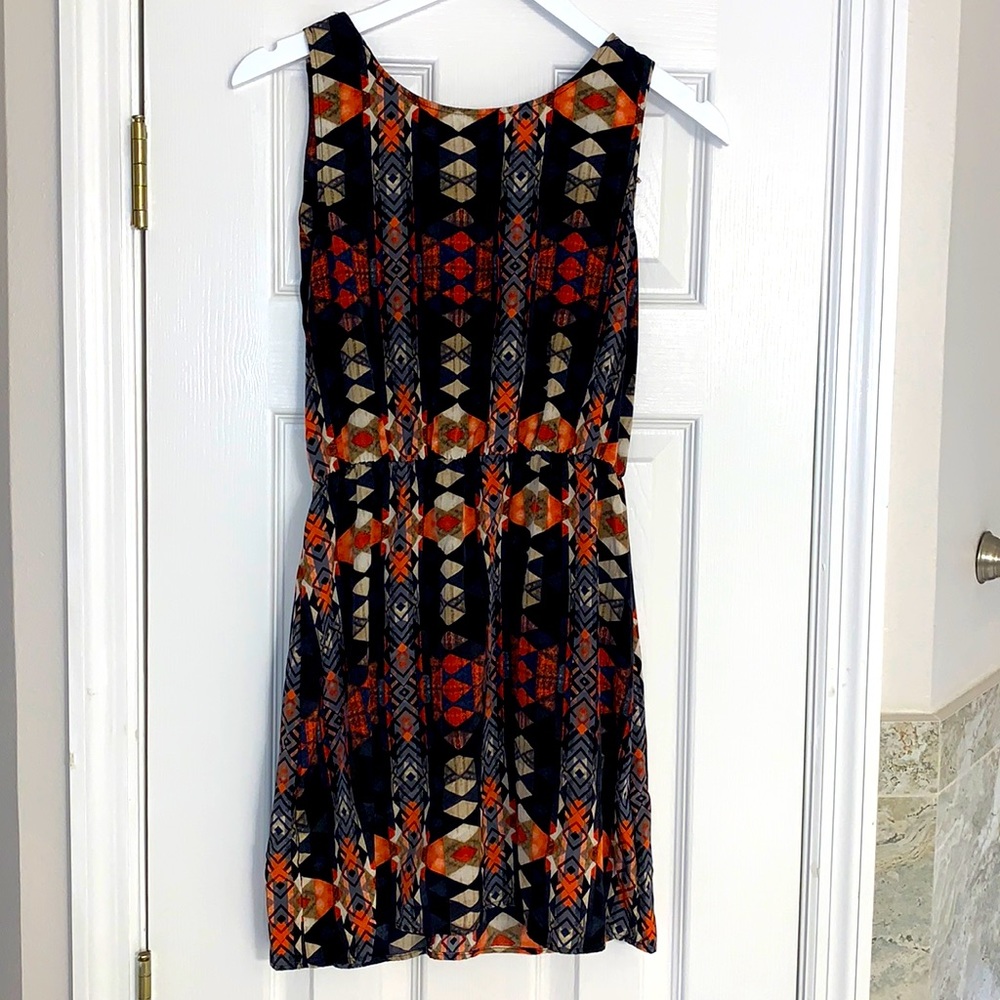 Sage Mini Dress, Open Cross Back